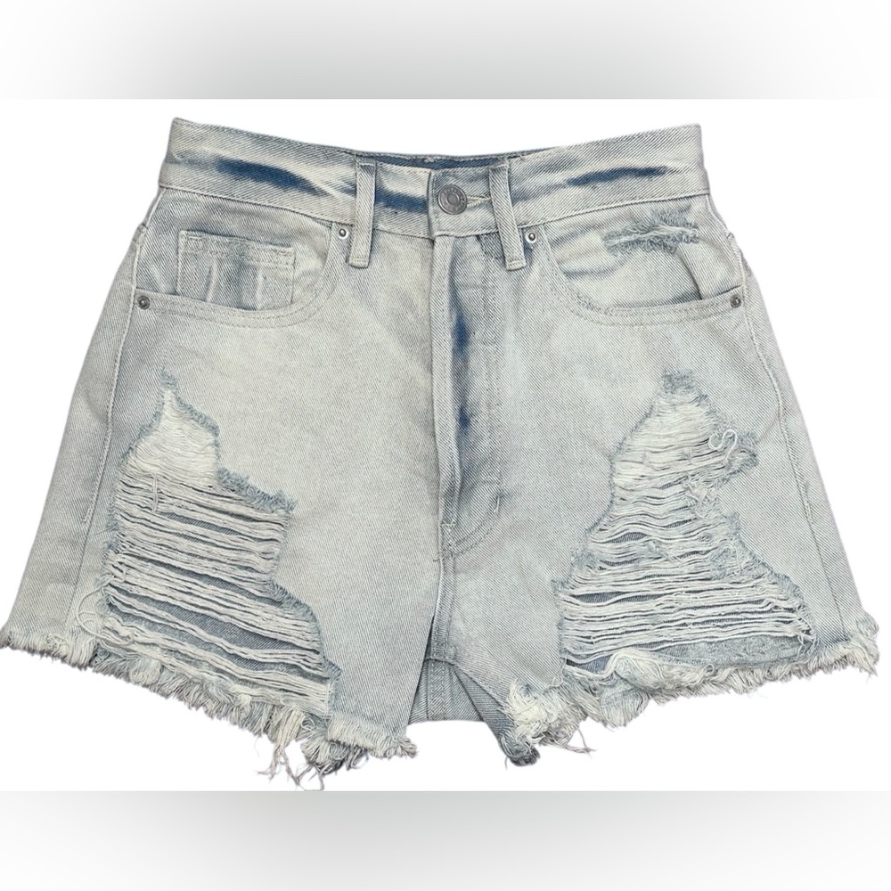 PacSun Light Wash Ultra High-Rise Vintage Jean Shorts, Size 23